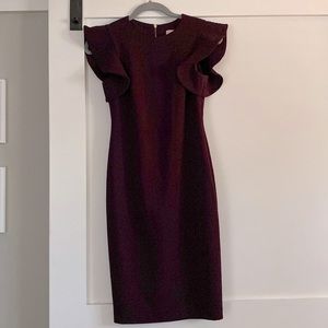 Plum Work Dress / Size 2 from Calvin Klein